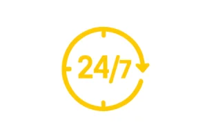 24/7 Beschikbaarheid